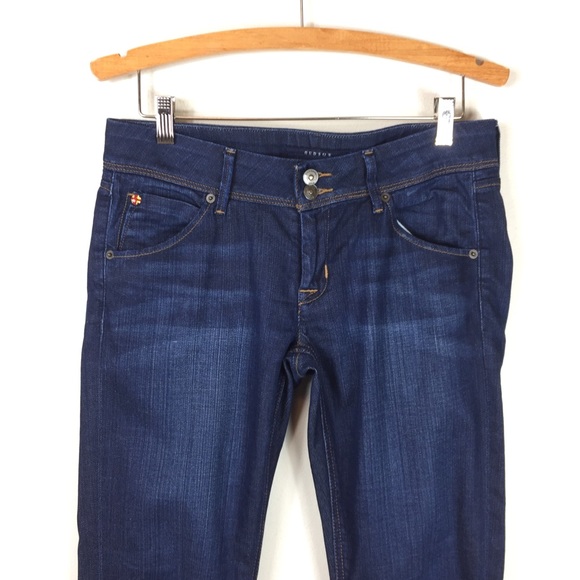 Hudson Collin Flap Skinny Jeans Dark Wash SZ 29 - Picture 3 of 12